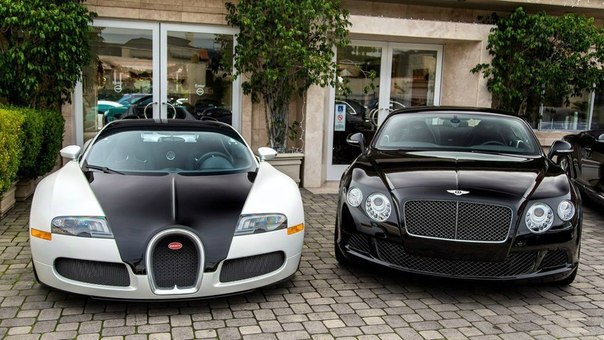 Bugatti Veyron &. Bentley Continental GT