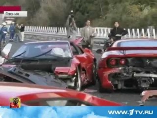 В Японии произошла самая дорогая авария в истории