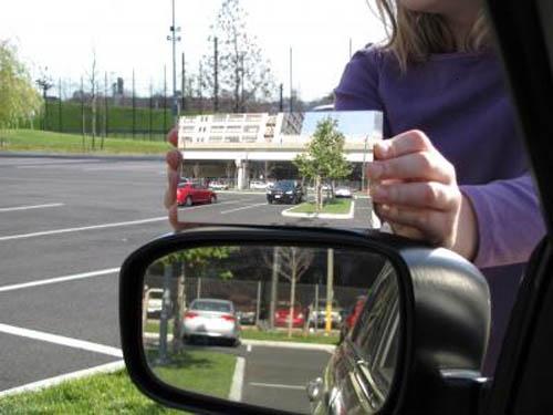 Автомобильное боковое зеркало без мертвых зон