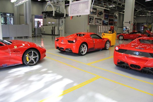 Как собирают суперкары Ferrari.