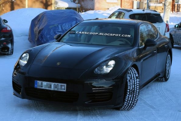 2014 Porsche Panamera засняли на зимних тестах 