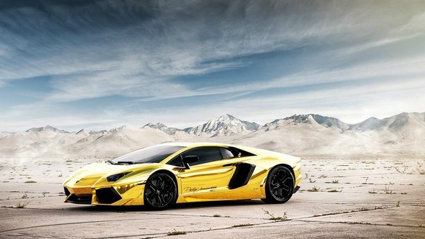 2012 Lamborghini Aventador LP700-4 CHROME GOLD