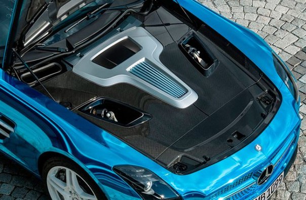 Самый мощный в мире электрокар – Mercedes SLS AMG