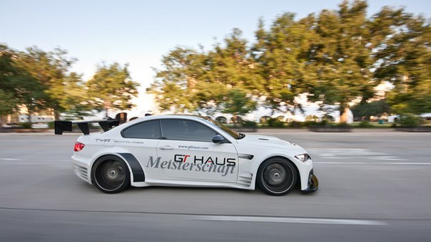 BMW M3 (E92) в аэродинамическом обвесе GTHAUS