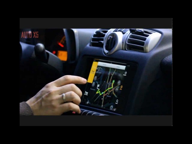 Студия тюнинга AUTO X5 представляет вашему вниманию инновационный проект : установка ipad mini вместо заводской магнитолы автомобиля и подключение к штатной аккустике.