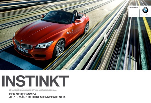 Компания BMW на днях запустила дизайн-кампанию, которая призвана рекламировать новый продукт марки - BMW 4 series.