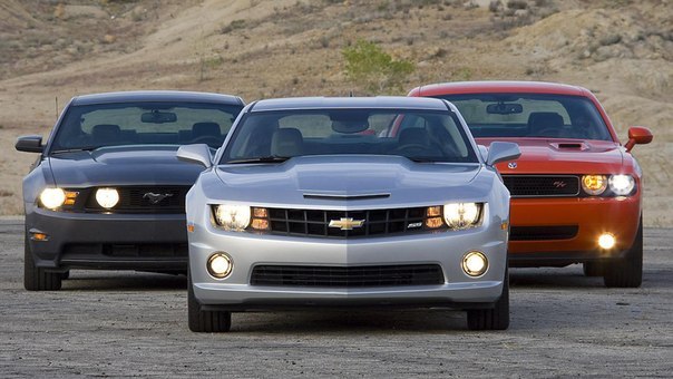 Ford Mustang & Chevrolet Camaro & Dodge Challenger