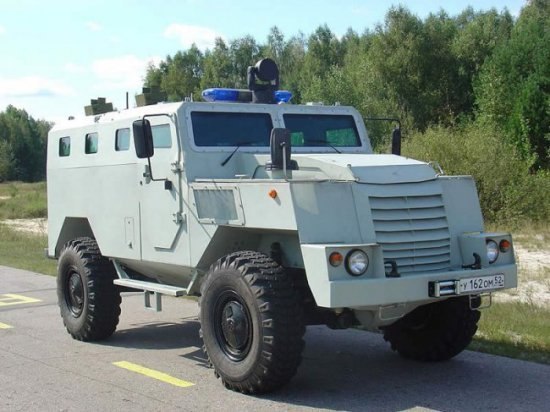 Полицейские пересядут на бронированные машины российского производства