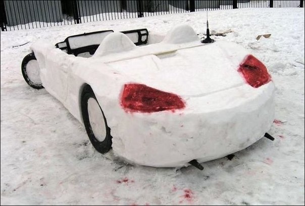 Автомобиль снежного человека