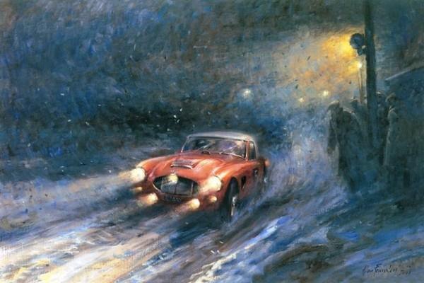 Mercedes-Benz в картинах английского художника Алана Фирнли.