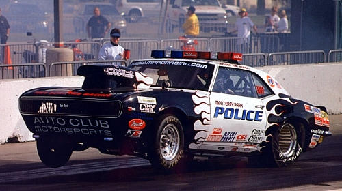 Police Drag Car