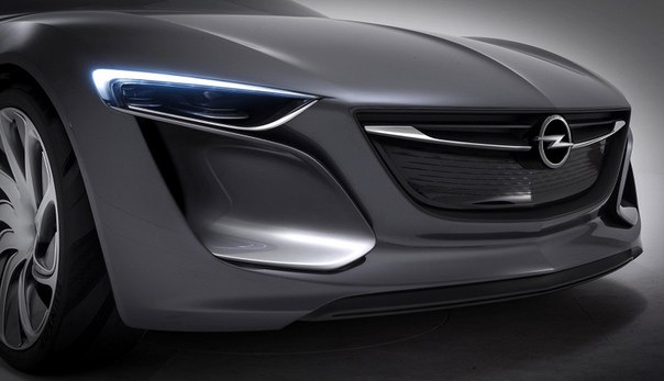 Фотографии концептуальной двухдверки Opel Monza