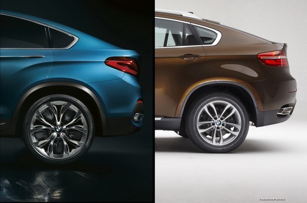 Визуальное сравнение BMW X4 и BMW X6