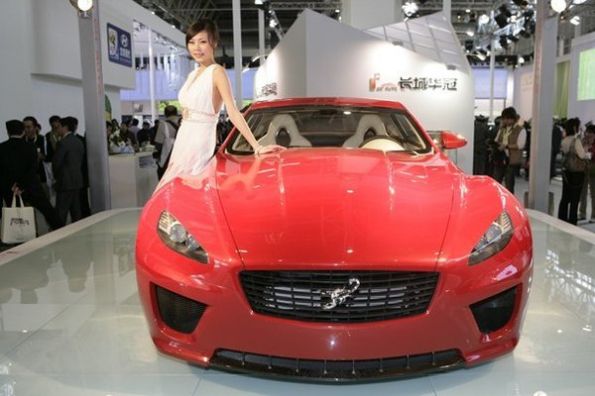 Первый "истинно китайский" суперкар CH Auto Aculein подозрительно напоминает Ferrari 599 GTB Fiorano