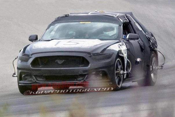 Новый Ford Mustang замечен на тестах