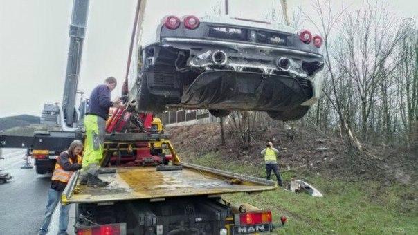 В Германии автодилер разбил Ferrari F430