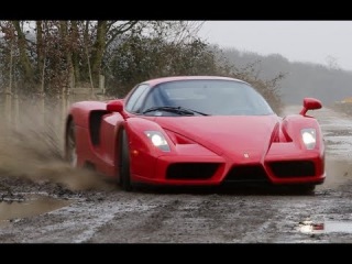 На что способна Ferrari Enzo  на просёлочной дороге