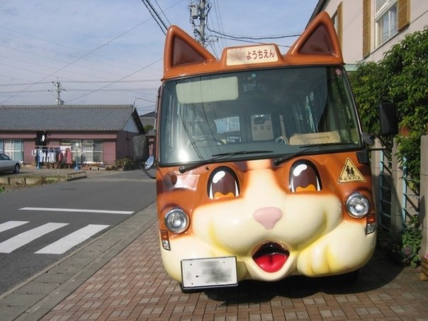 Школьные автобусы в Японии