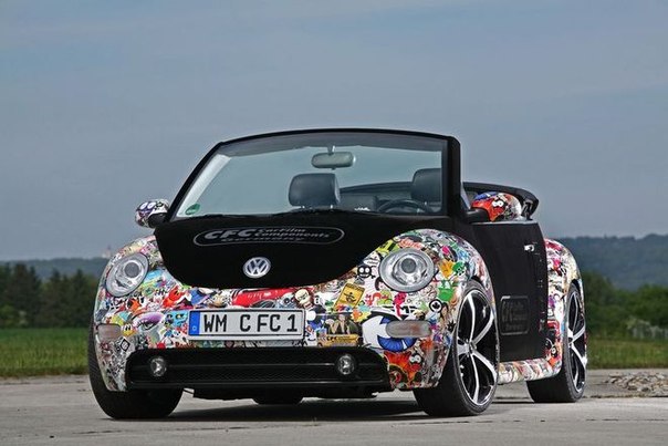 В немецкой компании Car Film Components тюнинговали Volkswagen New Beetle. В новом образе он стал более стильным, молодежным и задорным.