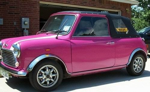 Розовые автомобили для гламурных представительниц прекрасного пола :)