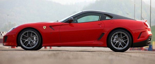 2010 Ferrari 599 GTO.