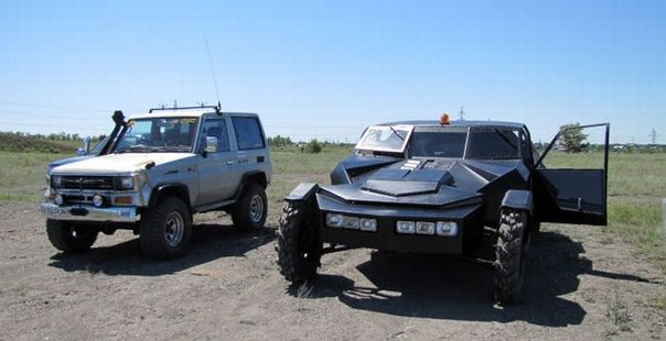 «Черный Ворон» – оригинальный автомобиль, собранный казахскими умельцами в своем гараже.