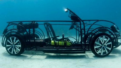Volkswagen сконструировал подводный кабриолет Beetle