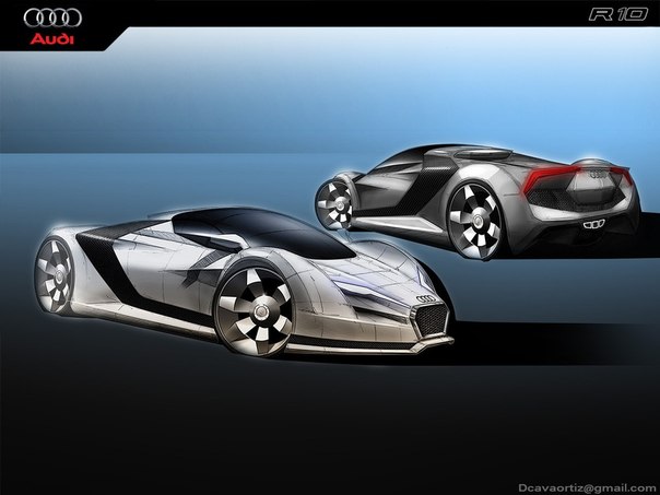 Концепт Audi R10: взгляд испанского дизайнера