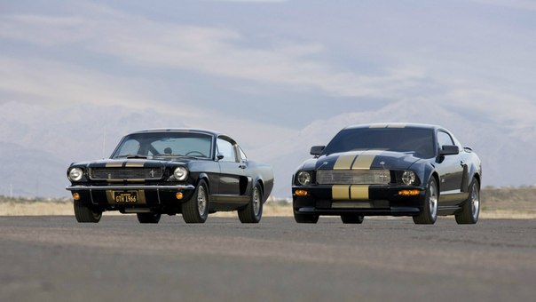 1966 Ford Mustang Shelby GT-350H & 2006 Ford Mustang Shelby GT-H