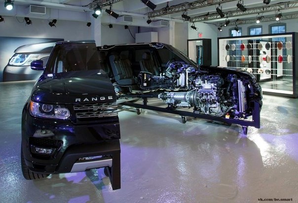 Салон Land Rover в Лондоне