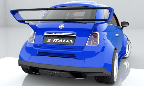 Итальянская дизайн-студия Lazzarini Design представила любопытный проект, в рамках которого компактный Fiat 500 превращается в настоящий супекар. Для этого компактный автомобиль будет оснащен двигателем от Ferrari 458 Italia