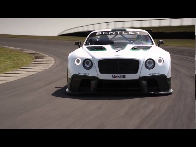 2014 Bentley Continental GT3 тест-драйв на треке