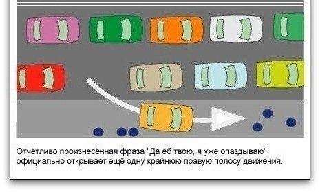 Правила, которыми руководствуются многие водители. vk/mobi_net