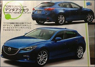 Mazda 3: без камуфляжа и во всей красе