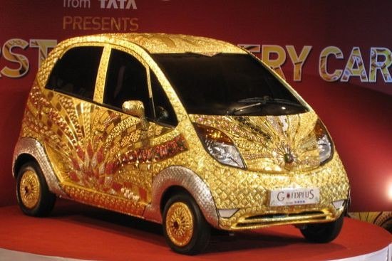 Tata Nano Gold - самая дорогая и самая дешёвая машина одновременно