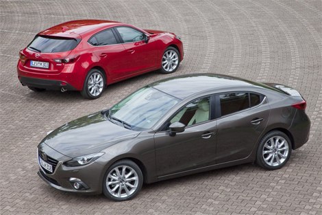 В интернете рассекретили новый седан Mazda3