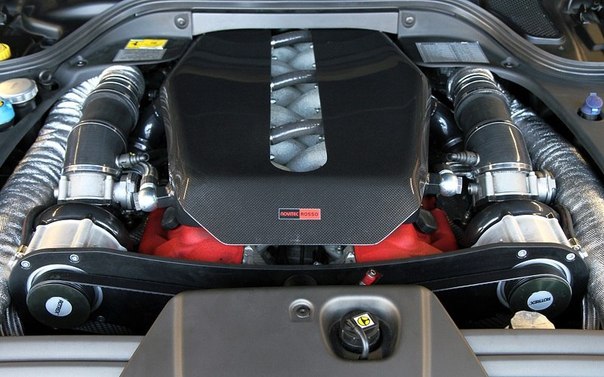 Ferrari 599 SA Aperta от Novitec Rosso Важные изменения оказались спрятанными под капот. Стандартная версия Ferrari SA Aperta оснащается 6,0-литровым мотором V12, который развивает 670 л.с. и 620 Нм пикового крутящего момента. Благодаря внесенным изменениям, каким именно не сообщается, отдача агрегата увеличилась до невероятных 888 л.с. и 862 Нм!