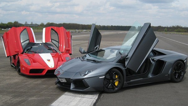 Ferrari Enzo & Lamborghini Aventador
