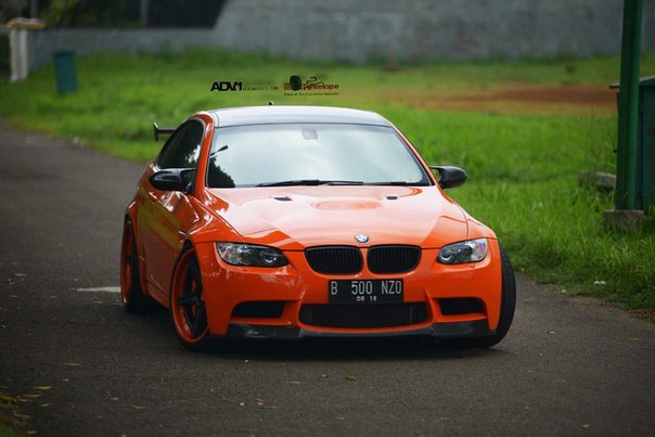 BMW M3 E92 Halloween Edition Orange