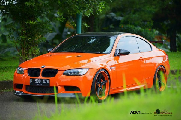 BMW M3 E92 Halloween Edition Orange