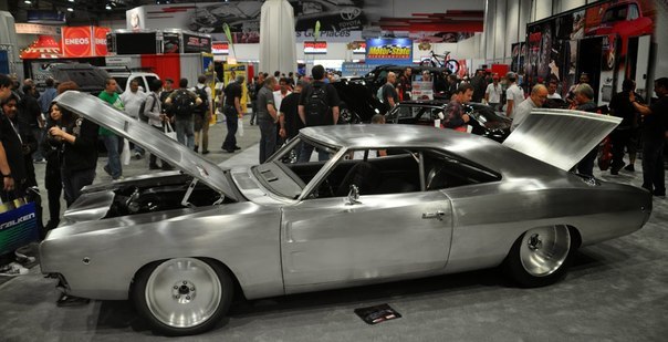 1968 Dodge Charger with 2000 horse power engine on SEMA 2013