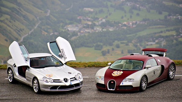 Bugatti Veyron & Mercedes SLR