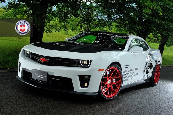 Chevy Camaro ZL1 with HRE P4SC.