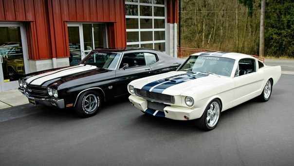 Chevrolet Chevelle SS 454 & Ford Mustang GT350