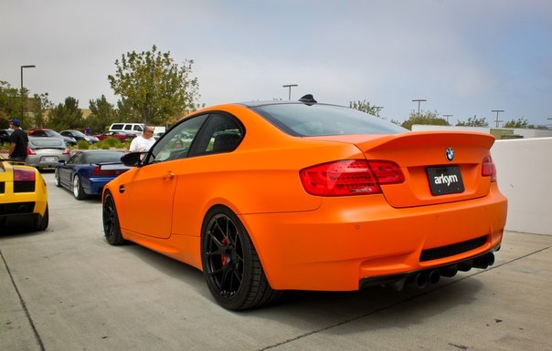 BMW M3 E92 Matte Orange