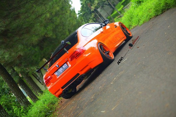 BMW M3 E92 on ADV.1 Wheels