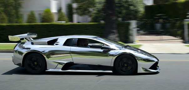 Chrome Lamborghini Murcielago LP640