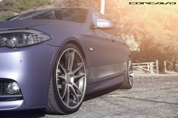 BMW F10 Matte Purple on CW-S5 Done by DBX