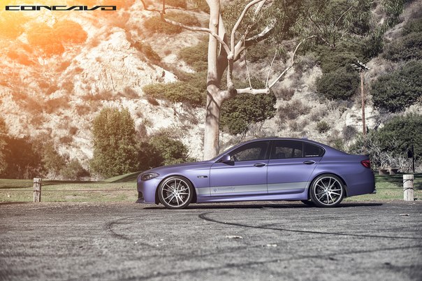 BMW F10 Matte Purple on CW-S5 Done by DBX