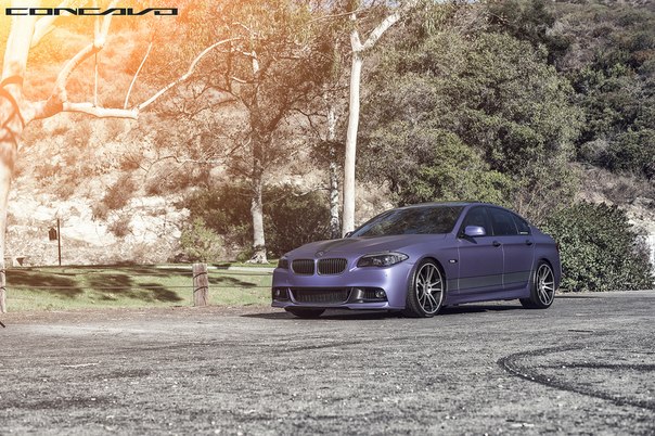 BMW F10 Matte Purple on CW-S5 Done by DBX